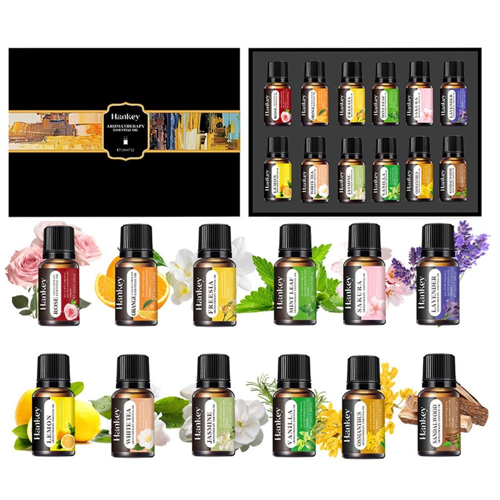 Aromatherapy essential oil set, water-soluble aromatherapy diffuse, humidify gift box